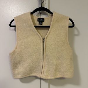 100% Wool Cream Limited Vest